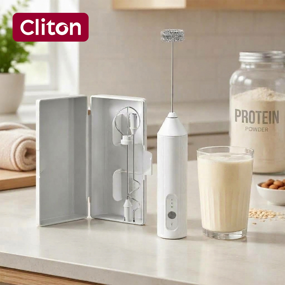 White Multi-function USB Elect - Electric Milk Frother Handheld ulasan dan harga