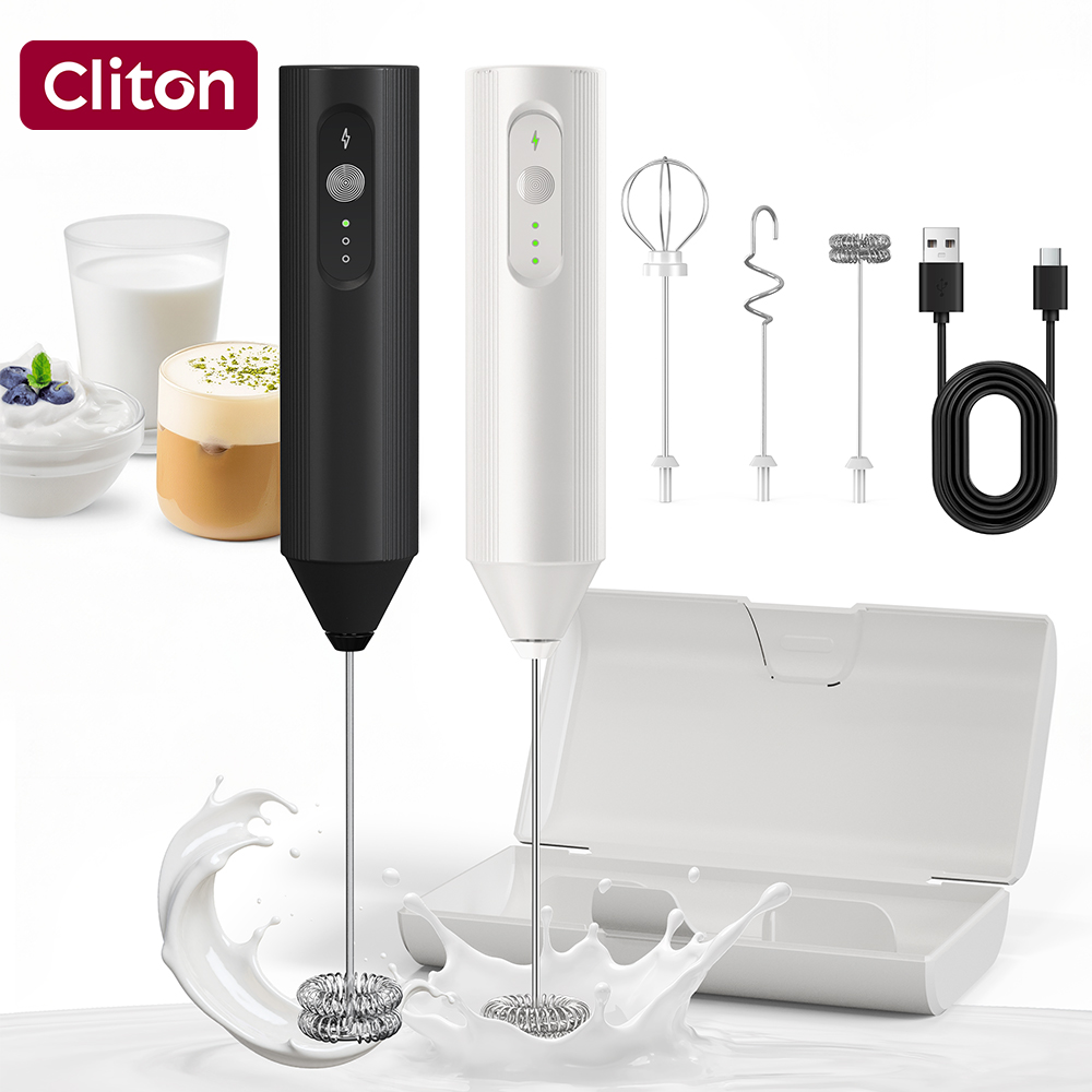White Multi-function USB Elect - Electric Milk Frother Handheld ulasan dan harga